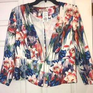 NWT - Floral Blazer - Sz L
